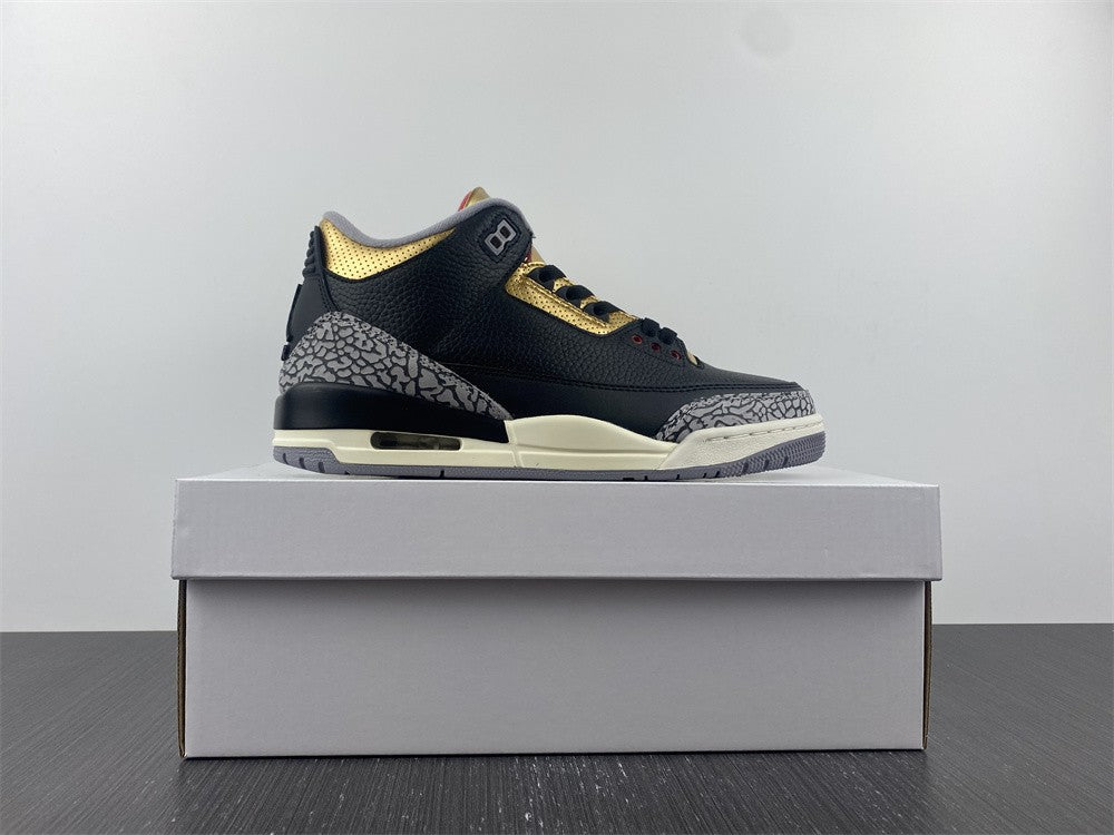 JORDAN - AJ3 3 WMNS “Black Gold”