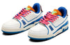 LOUIS VUITTON TRAINERS 'WHITE PINK BLUE FOR SAINT-TROPEZ'