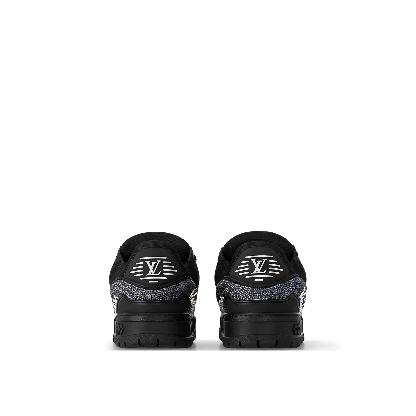 LOUIS VUITTON Crystal black trainer
